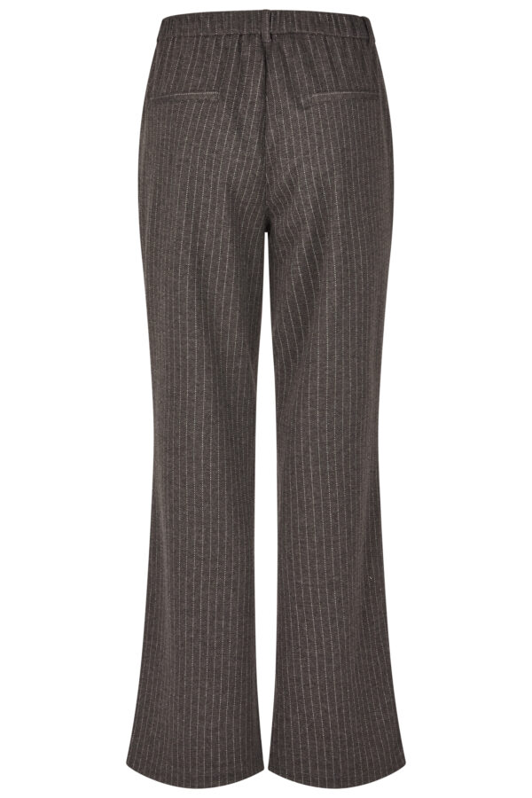 Eleganckie, wygodne spodnie w paski Barbara Lebek plus size - obrazek 2