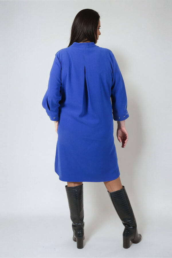 Sukienka granatowa JMP plus size - obrazek 3