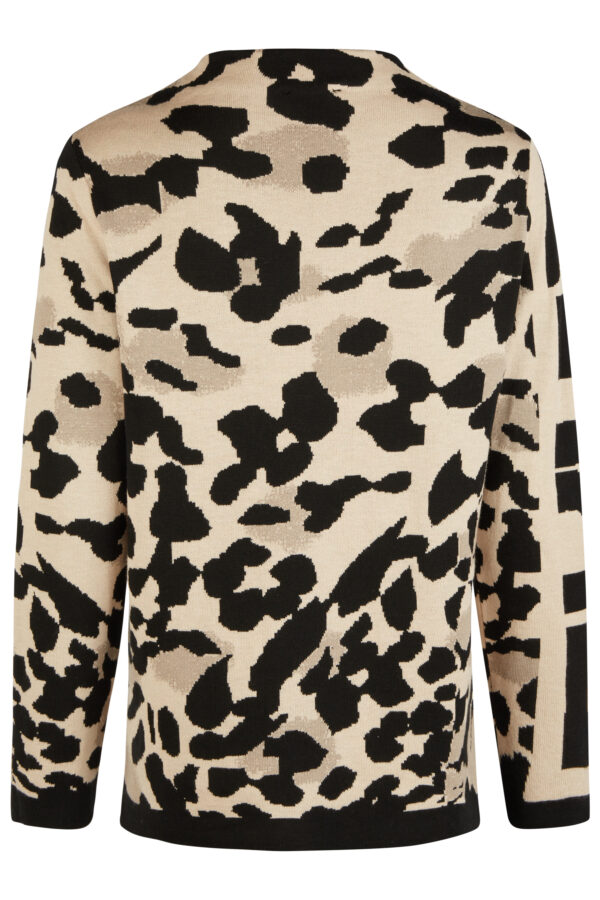 Sweter plus size we wzory Barbara Lebek - obrazek 2