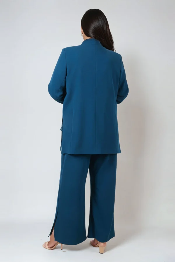 Marynarka ciemno-niebieska klasyczna JMP plus size - obrazek 3