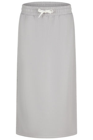 Spódnica plus size Barbara Lebek z lampasem- sportowa elegancja