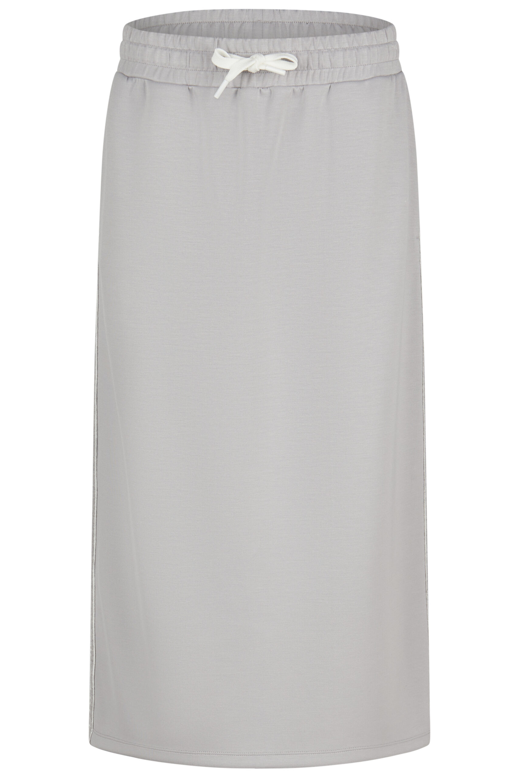 Spódnica plus size Barbara Lebek z lampasem- sportowa elegancja