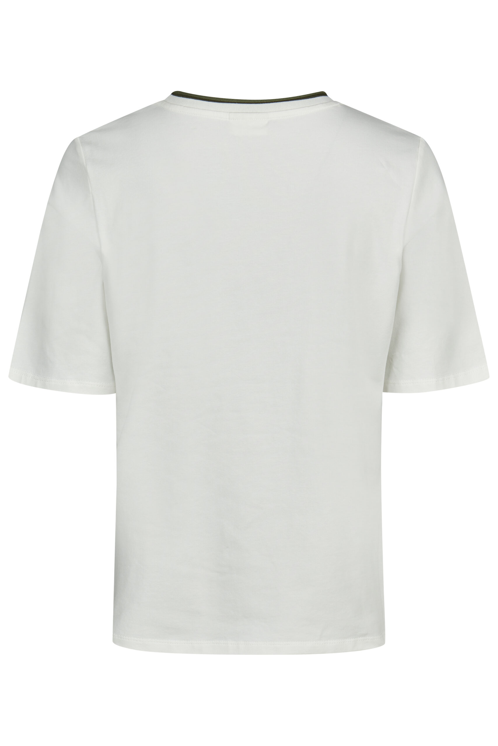 Bluzka bawełniana plus size Barbara Lebek – z dekoracyjnym nadrukiem 3D - obrazek 2