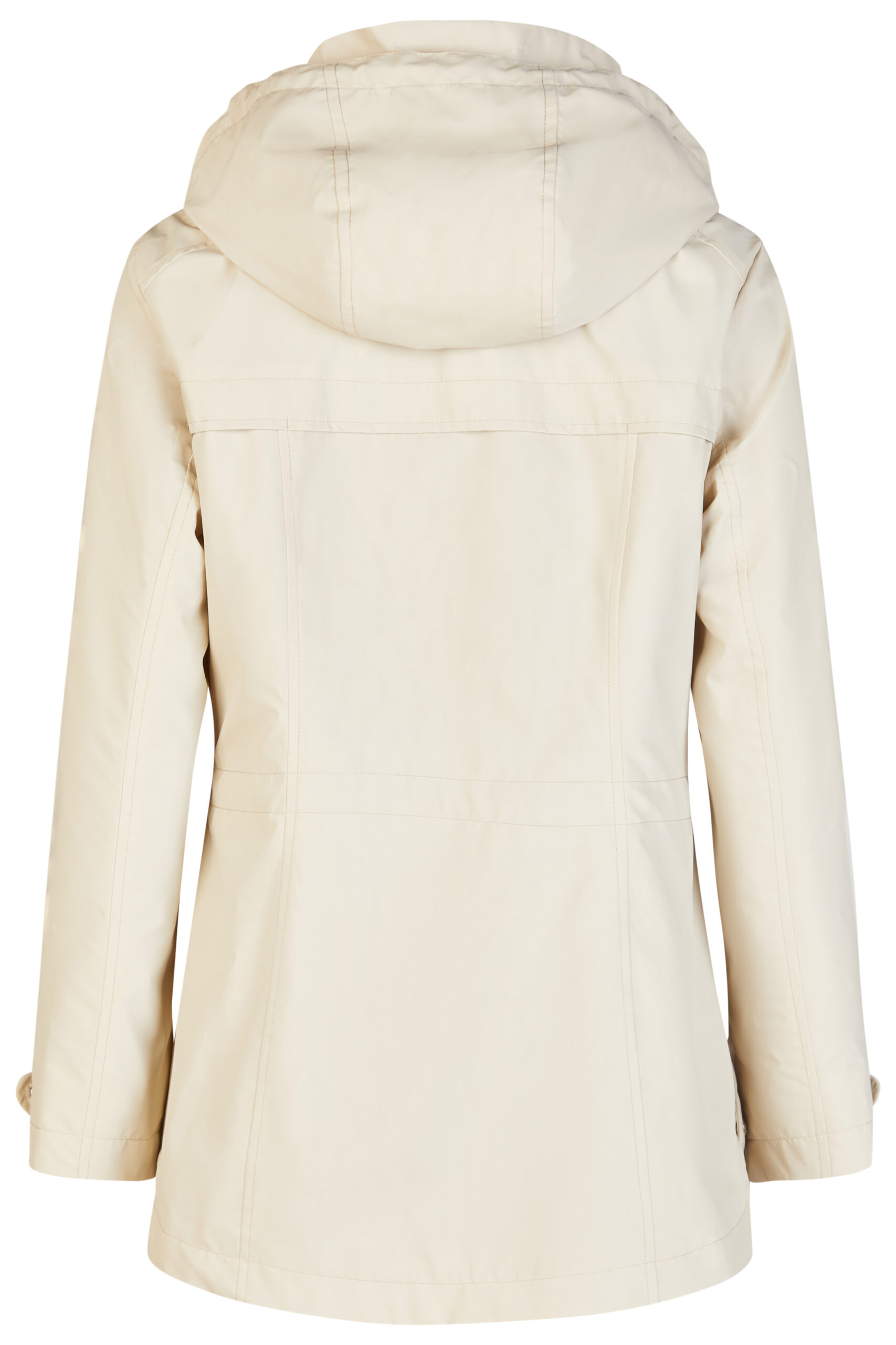 Wiosenna kurtka beżowa Barbara Lebek z kapturem- sportowa elegancja - obrazek 2