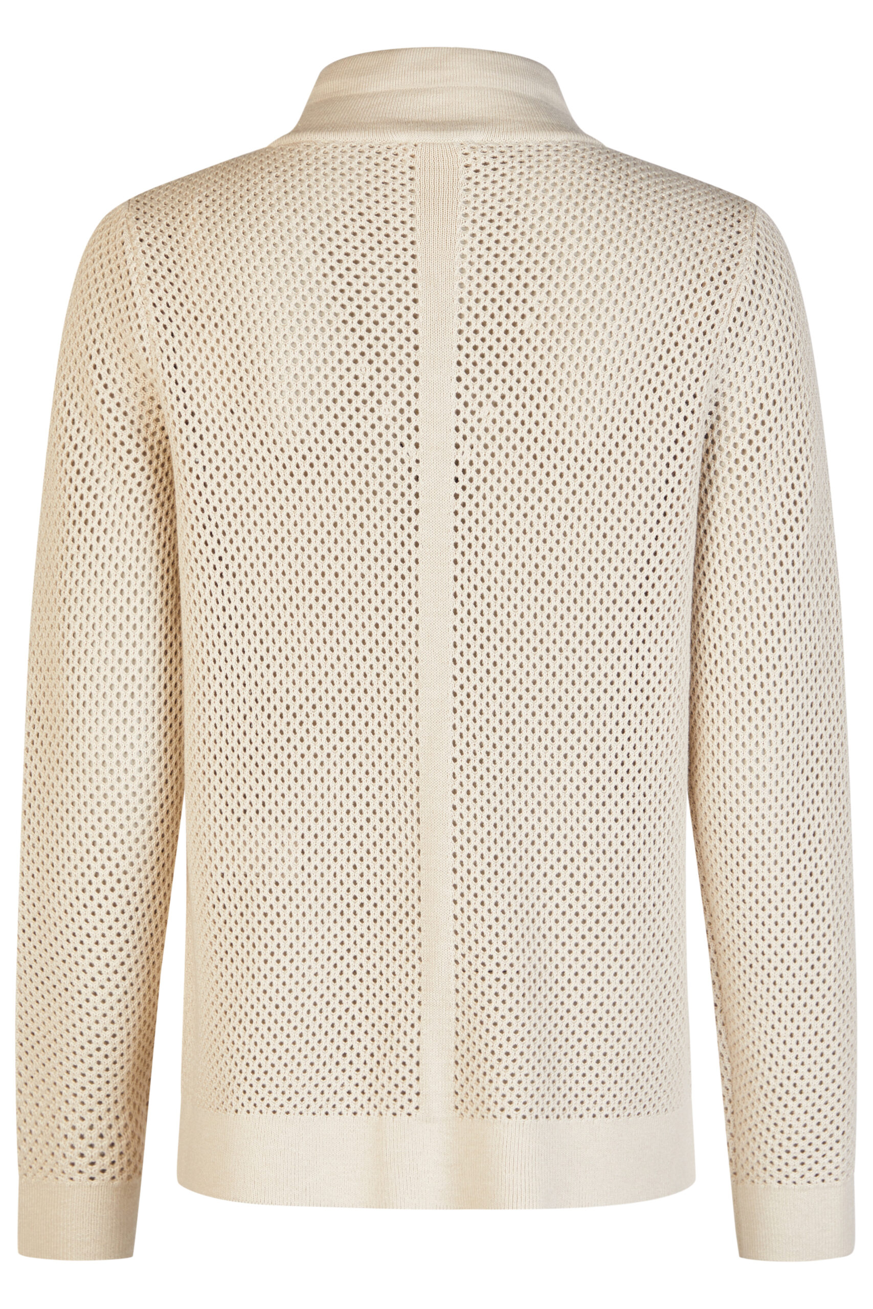 Ażurowy sweter rozpinany plus size Barbara Lebek – lekkość i styl na wiosnę - obrazek 2