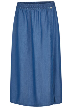 Spódnica Barbara Lebek - lekki ,jeansowy look