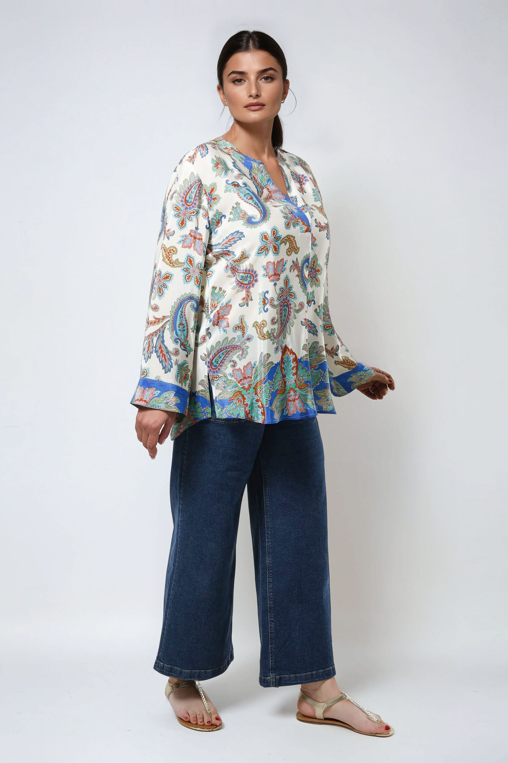 Bluzka plus size JMP multikolor– lekka i elegancka - obrazek 2
