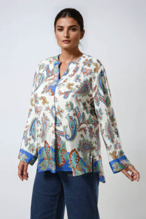 Bluzka plus size JMP multikolor– lekka i elegancka
