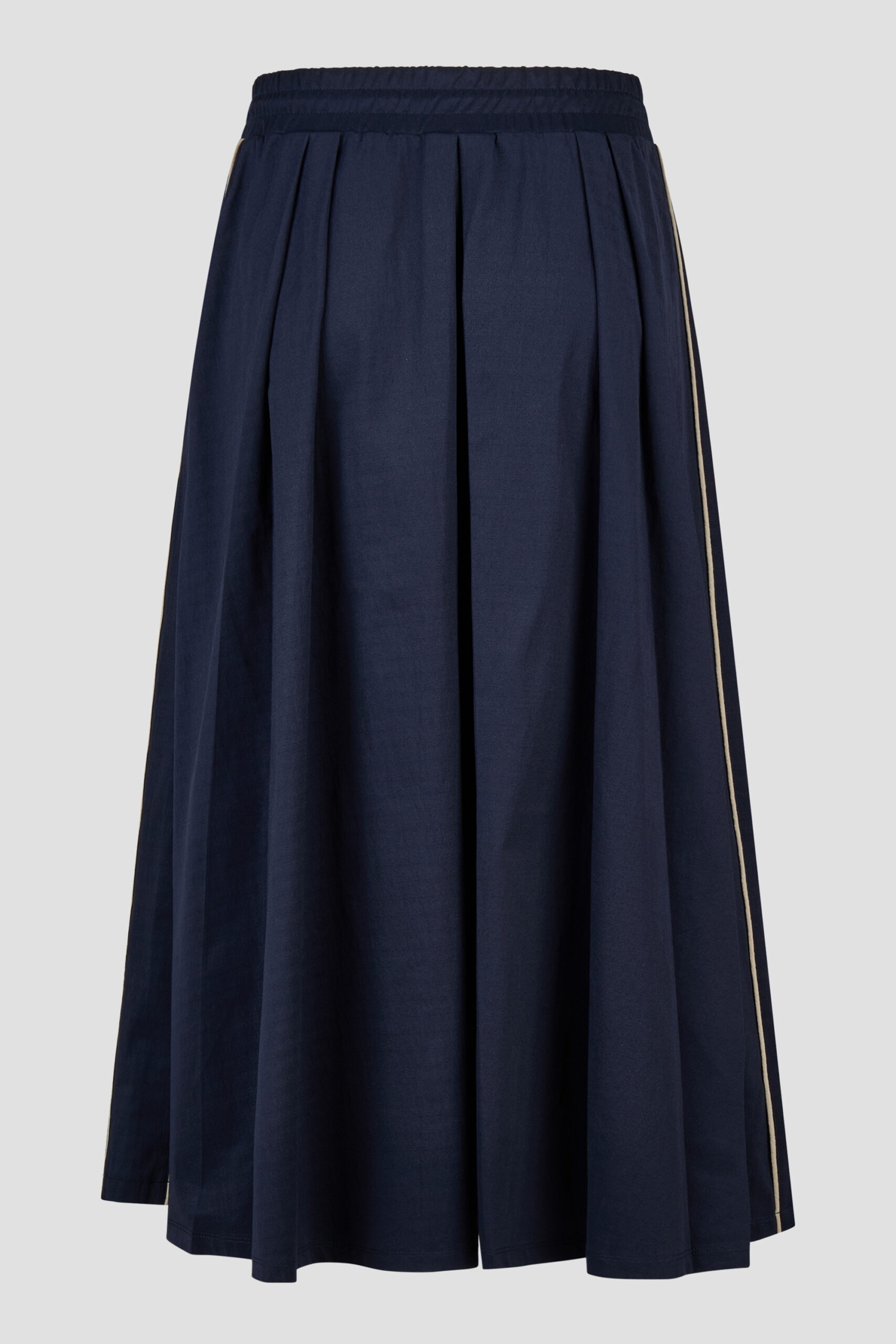 Granatowa spódnica midi Barbara Lebek Plus Size – sportowa elegancja - obrazek 2